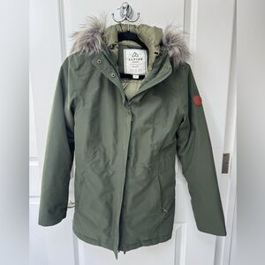 Women’s Alpine Design Olive Green Insulated Jacket